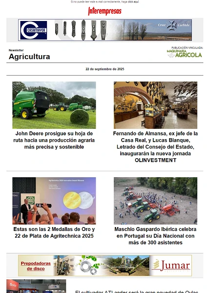 Newsletter Agrícola