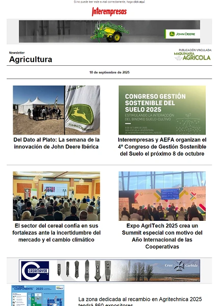 Newsletter Agrícola