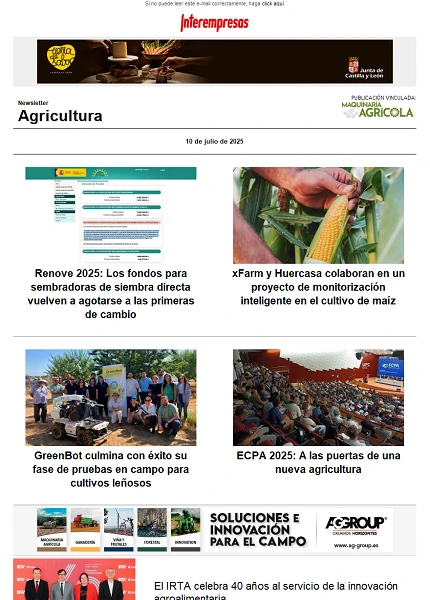 Newsletter Agrícola