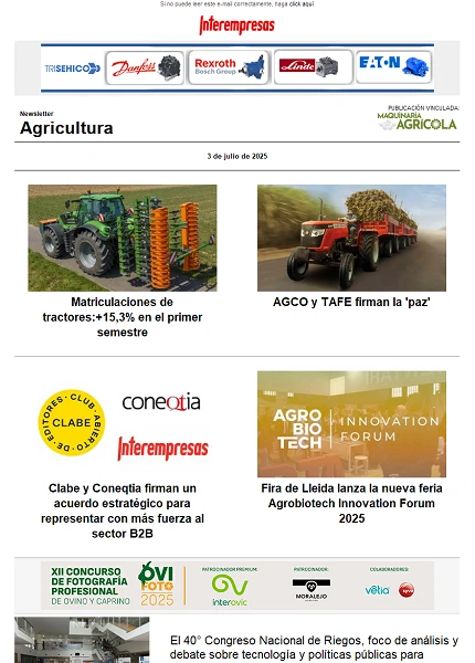Newsletter Agrícola