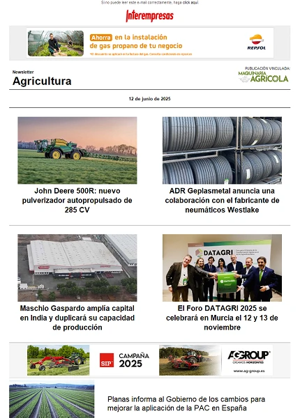 Newsletter Agrícola