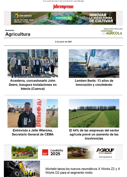Newsletter Agrícola