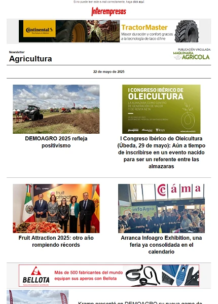 Newsletter Agrícola