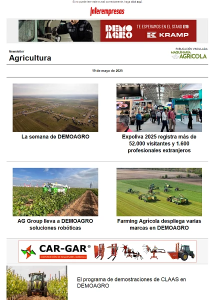 Newsletter Agrícola