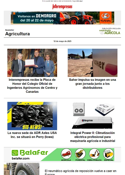 Newsletter Agrícola