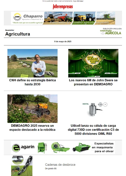 Newsletter Agrícola