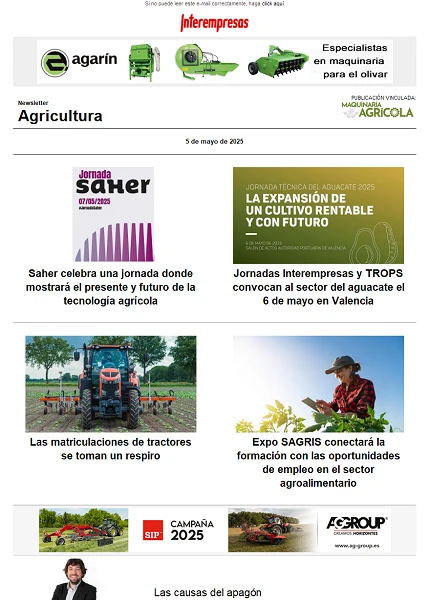 Newsletter Agrícola