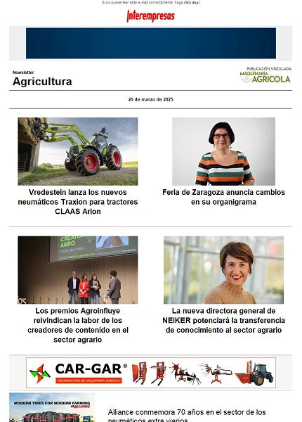 Newsletter Agrícola