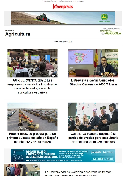 Newsletter Agrícola