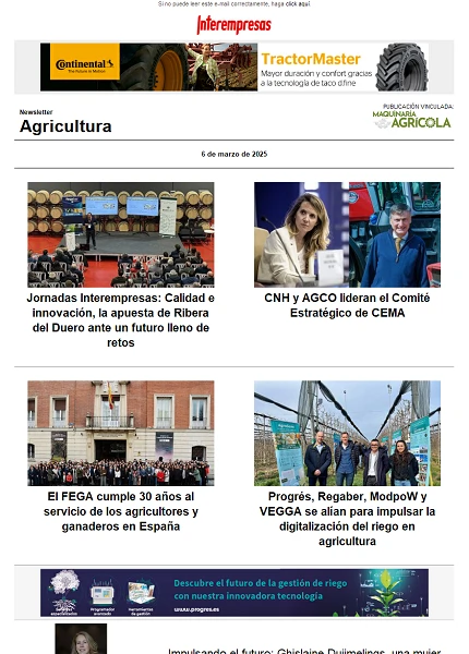 Newsletter Agrícola