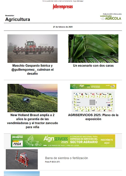 Newsletter Agrícola