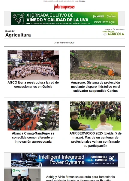 Newsletter Agrícola