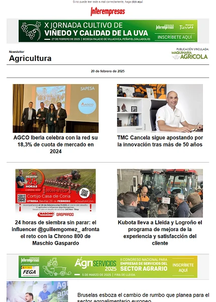 Newsletter Agrícola