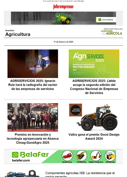 Newsletter Agrícola