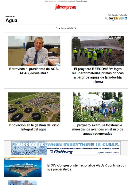 Newsletter Industria del Agua