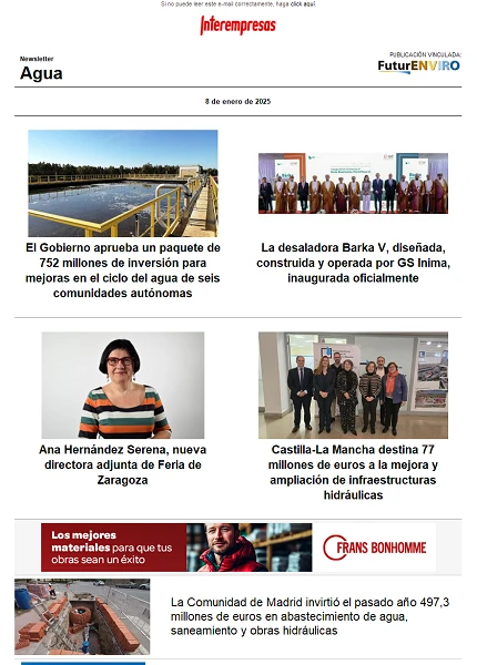 Newsletter Industria del Agua