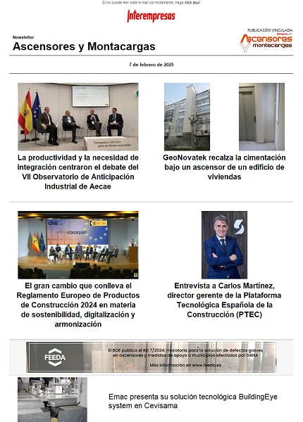 Newsletter Ascensores y Montacargas