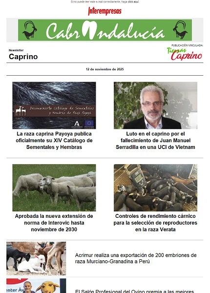 Newsletter Caprino Newsletter Caprino