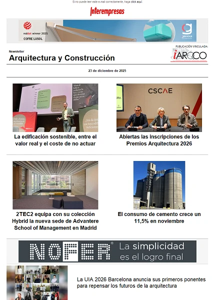 Newsletter Arquitectura y Construcción