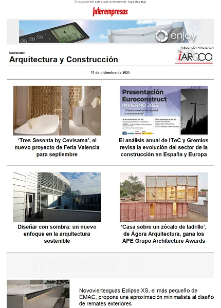 Newsletter Arquitectura y Construcción