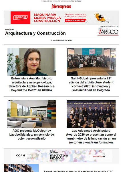 Newsletter Arquitectura y Construcción Newsletter Arquitectura y Construcción