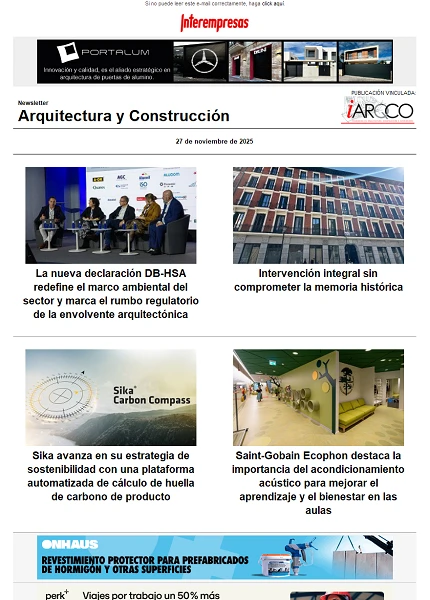 Newsletter Arquitectura y Construcción Newsletter Arquitectura y Construcción