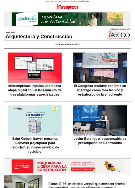 Newsletter Arquitectura y Construcción Newsletter Arquitectura y Construcción