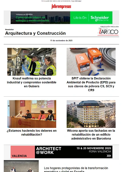 Newsletter Arquitectura y Construcción Newsletter Arquitectura y Construcción