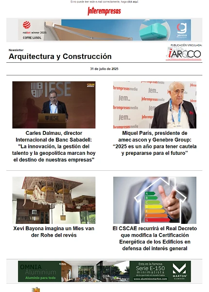 Newsletter Arquitectura y Construcción