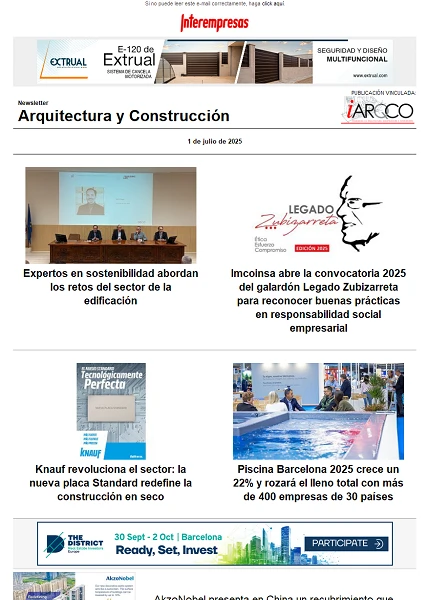 Newsletter Arquitectura y Construcción
