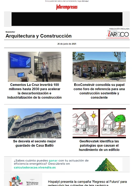 Newsletter Arquitectura y Construcción