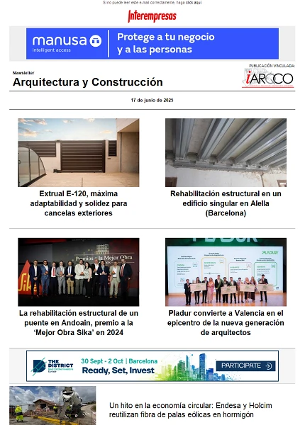 Newsletter Arquitectura y Construcción