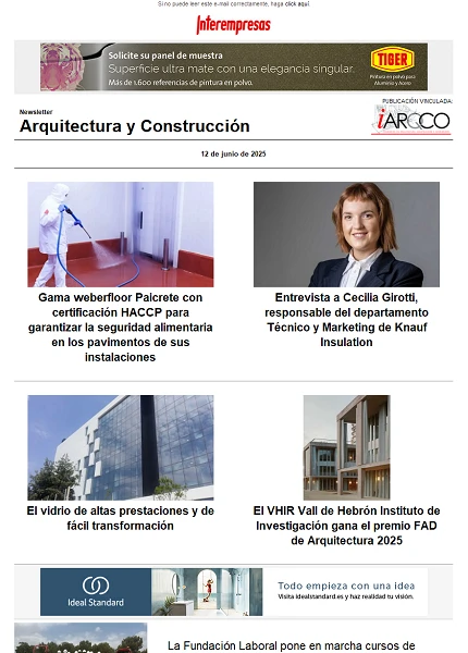 Newsletter Arquitectura y Construcción