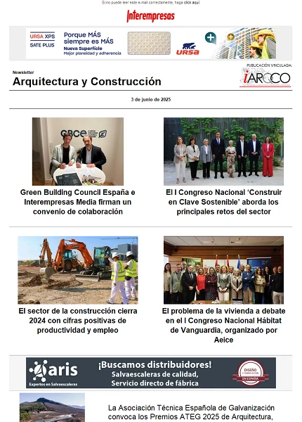 Newsletter Arquitectura y Construcción