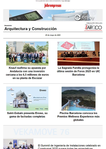 Newsletter Arquitectura y Construcción