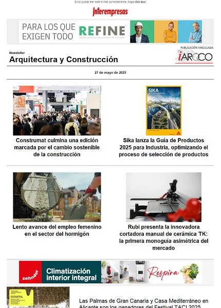 Newsletter Arquitectura y Construcción