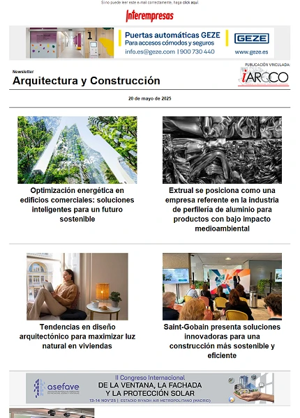 Newsletter Arquitectura y Construcción