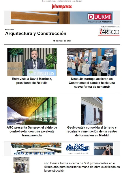 Newsletter Arquitectura y Construcción