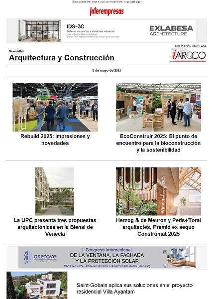 Newsletter Arquitectura y Construcción