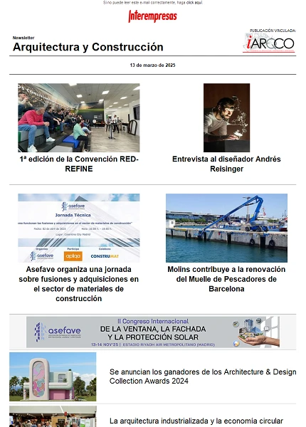 Newsletter Arquitectura y Construcción