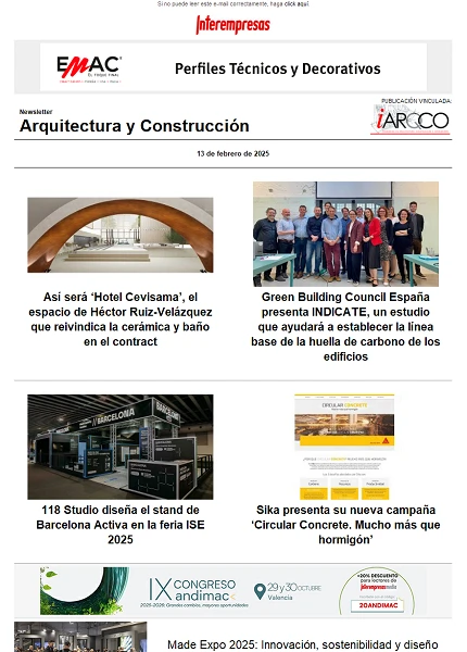 Newsletter Arquitectura y Construcción