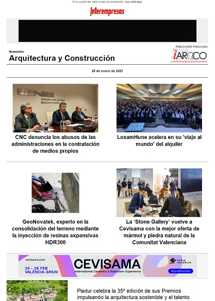 Newsletter Arquitectura y Construcción