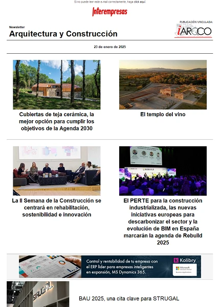 Newsletter Arquitectura y Construcción