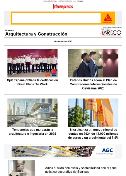 Newsletter Arquitectura y Construcción