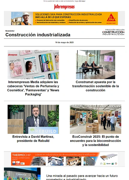 Newsletter Construcción industrializada