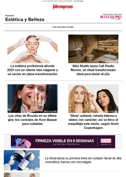 Newsletter Estética y Belleza Newsletter Estética y Belleza