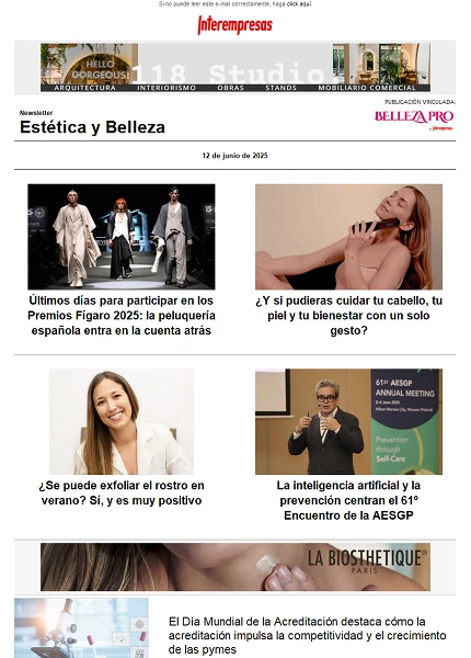 Newsletter Estética y Belleza