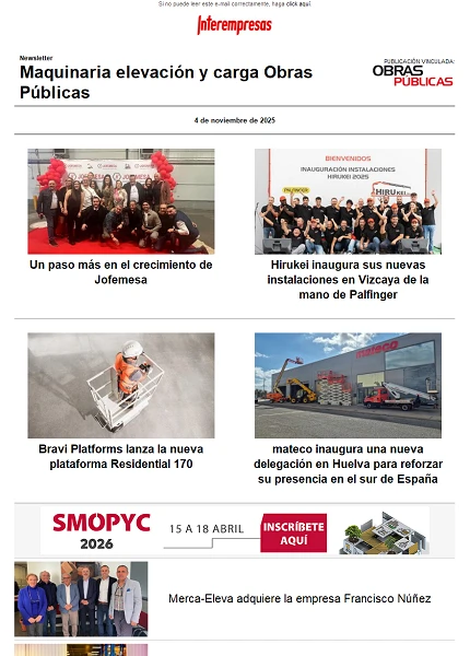 Maquinaria elevacin y carga Obras Pblicas