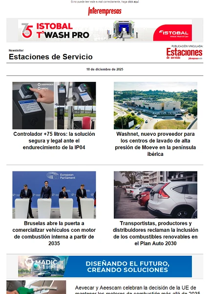 Newsletter Estaciones de Servicio