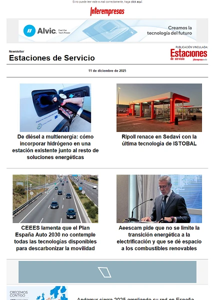 Newsletter Estaciones de Servicio